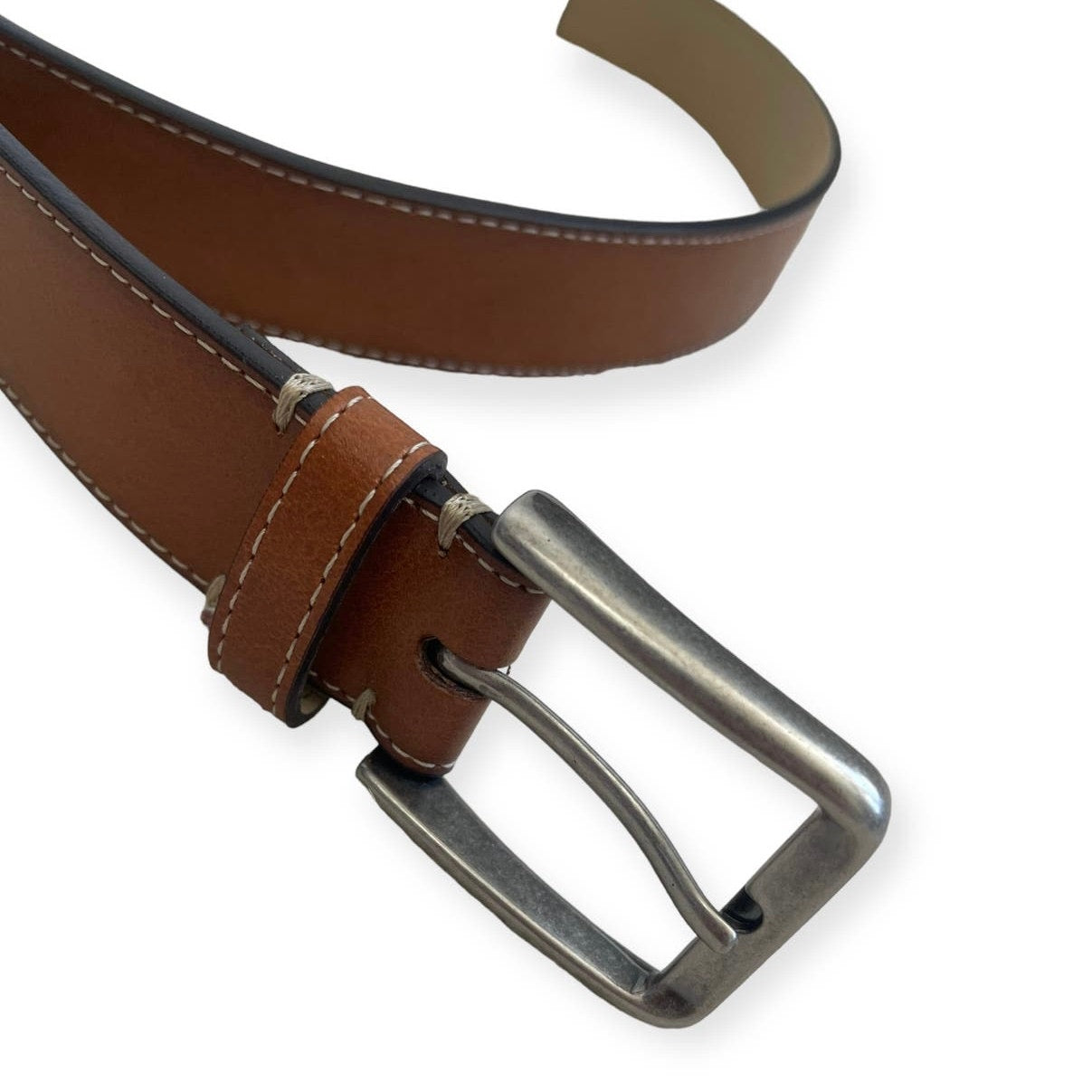 Goodfellow & Co Mens Brown Faux Leather Belt