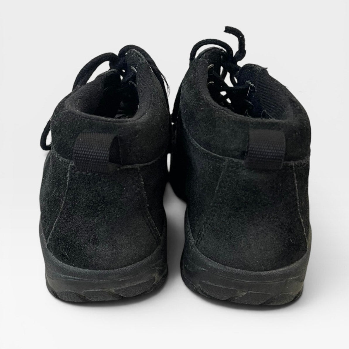 Lands' End Black Suede Hiking Boots