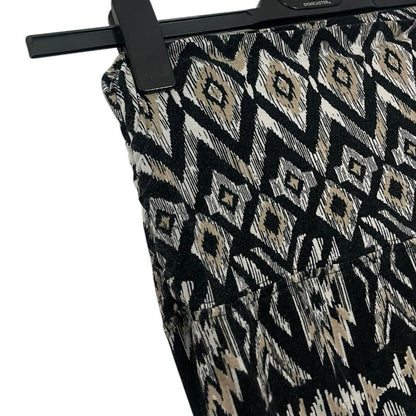 Ultra Flirt Boho Geometric Print Maxi Skirt - Strapless Dress