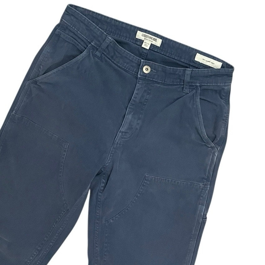 GoodThreads Mens Blue Stretch Canvas Slim Fit Pants