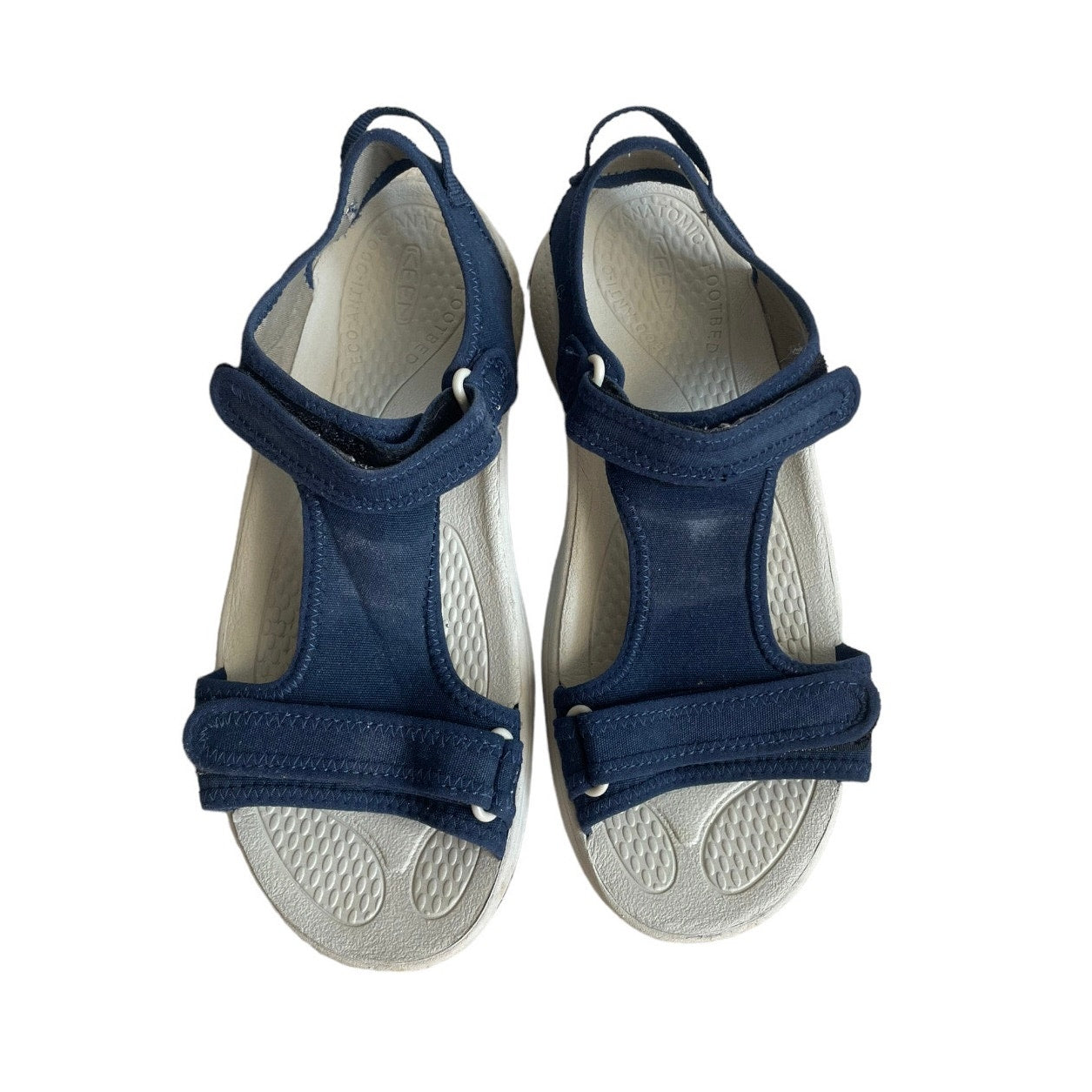 Keen Navy Blue Velcro Open Toe Strappy Water Resistant Sandals