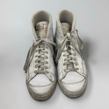 Nike White Blazer Mid '77 Distressed Sneakers