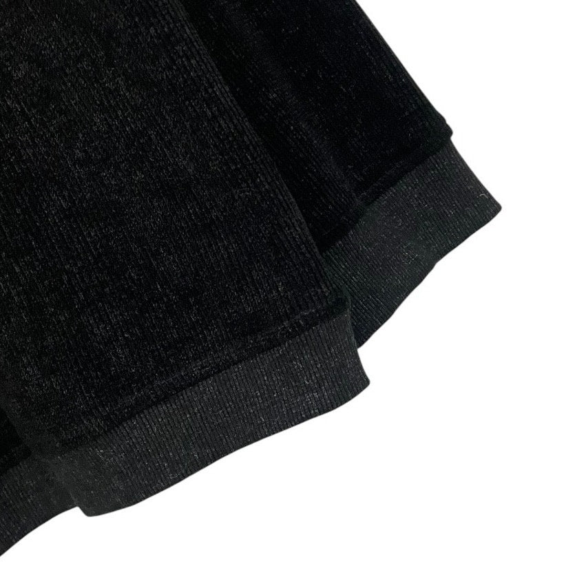 Black Ribbed Knit LOVE Sweater