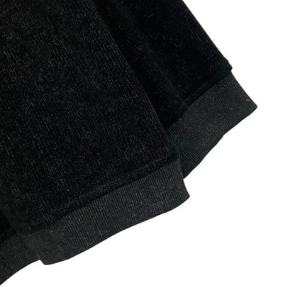 Black Ribbed Knit LOVE Sweater