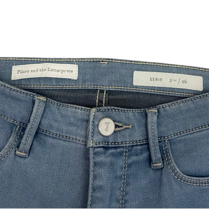Pilcro and the Letterpress Serif Skinny Jeans