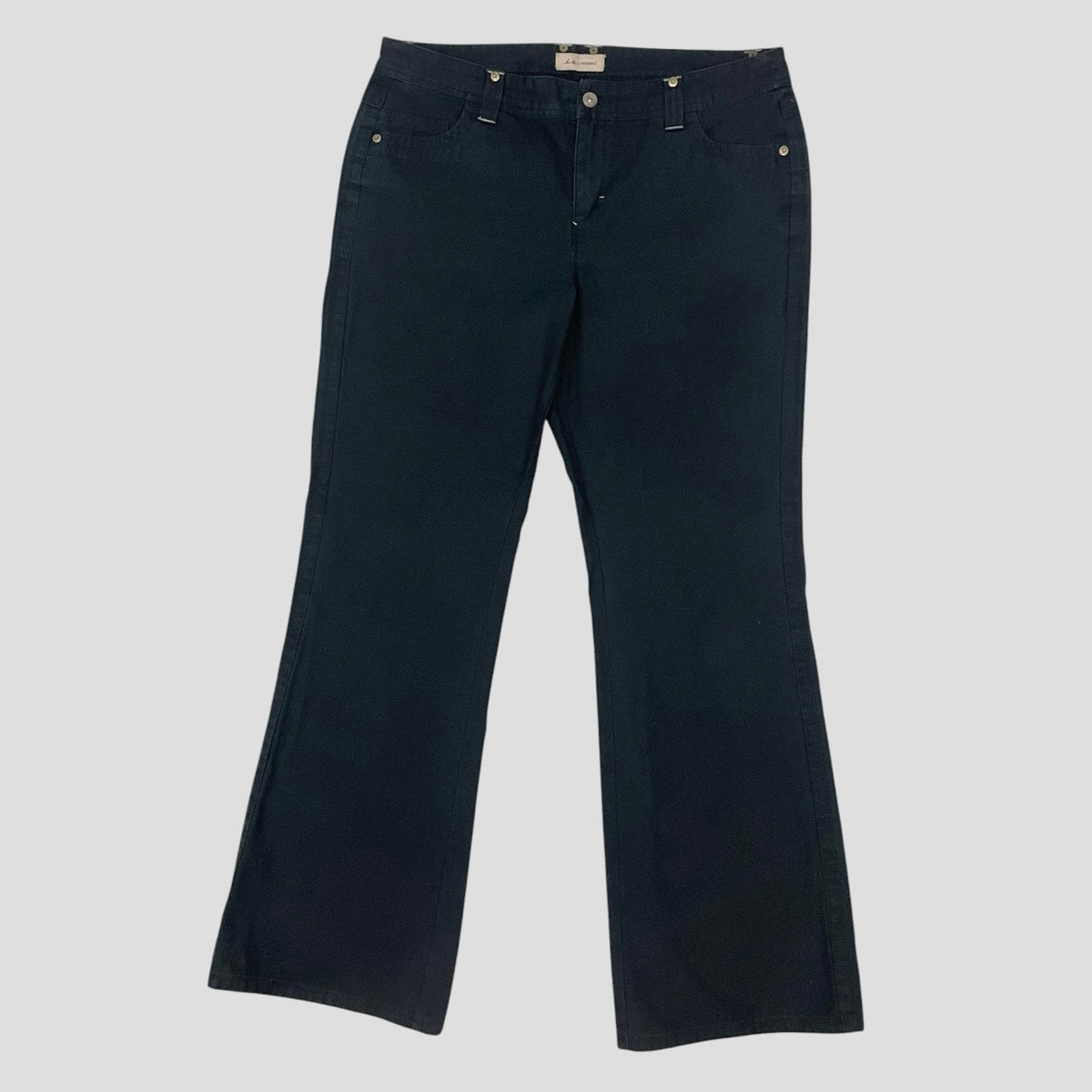 I.E. Relaxed Black Flare Jeans