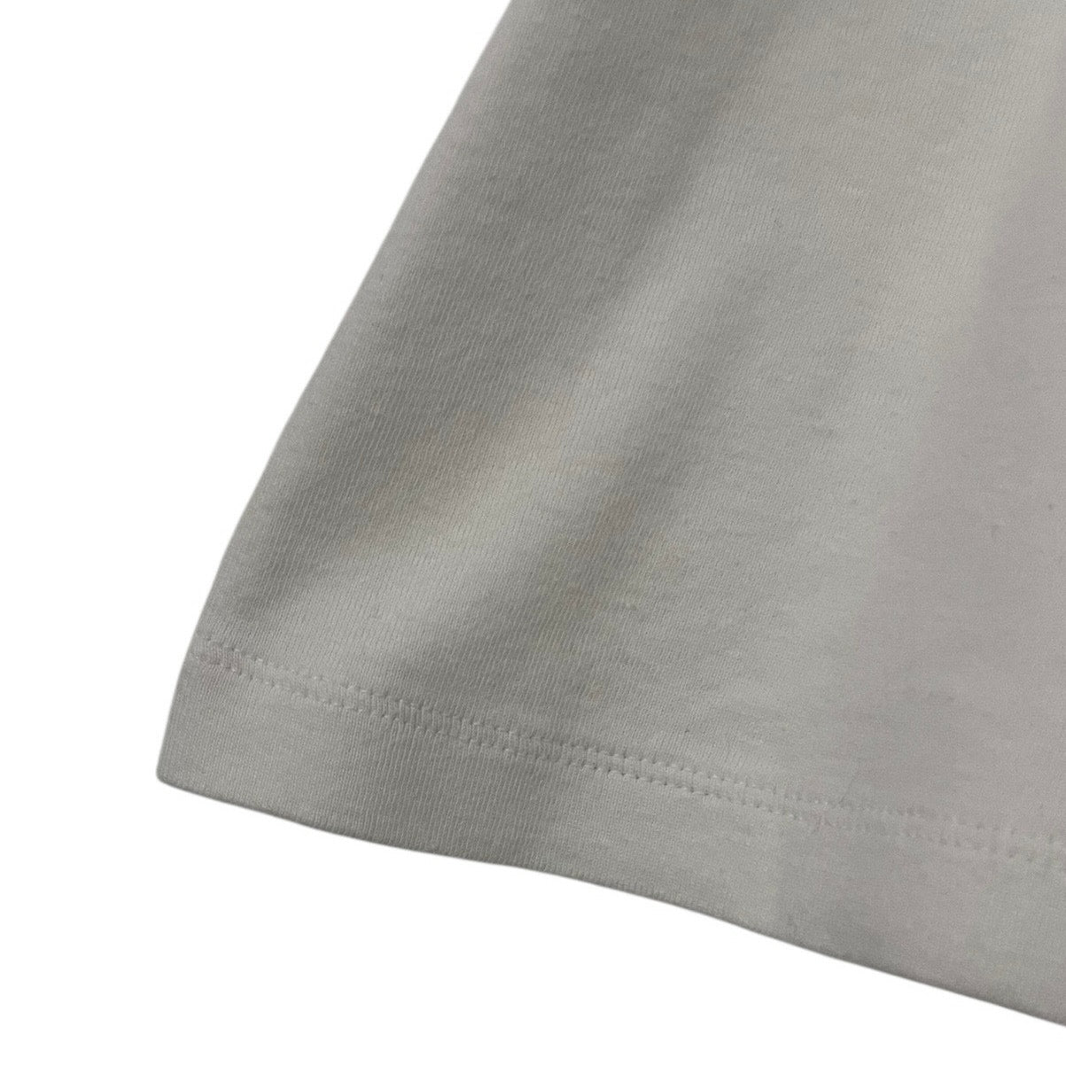 J. Crew Vintage White Short Sleeve Ruffled Trim Crewneck Blouse