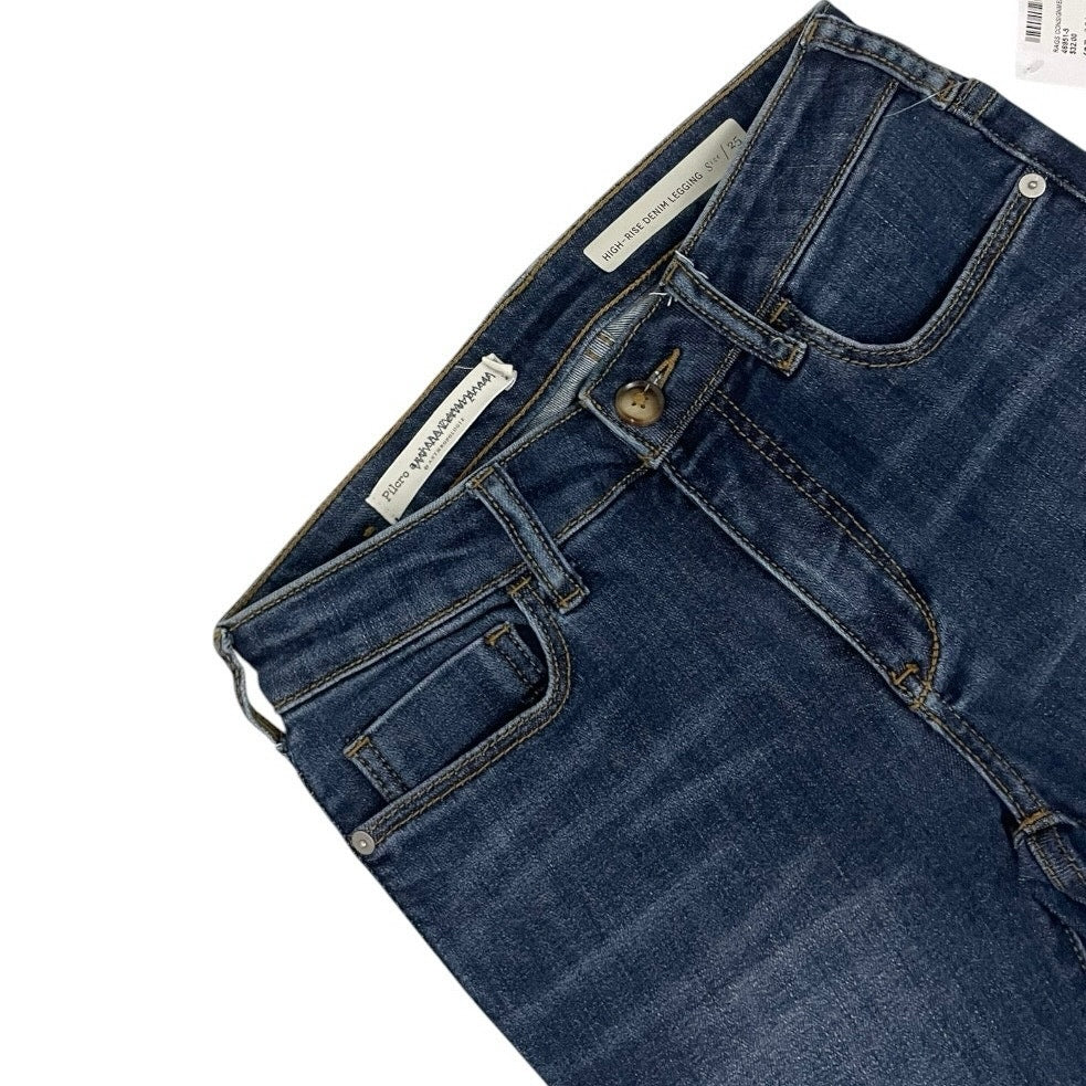 NWT Pilcro and the Letterpress High-Rise Denim Legging Capri Jeans