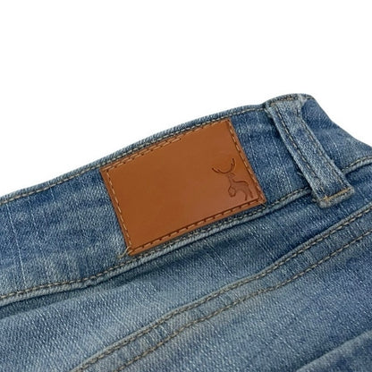 Resfeber Distressed Skinny Boy Friend Cuffed Jeans