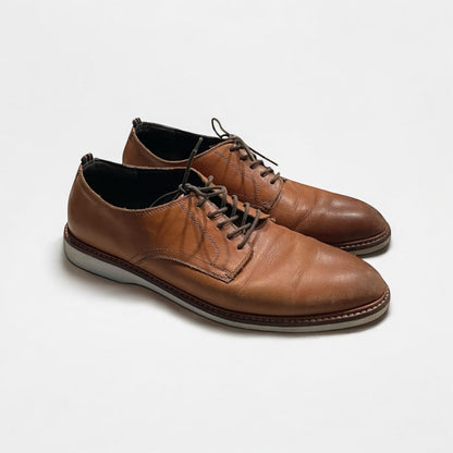 Cole Haan Mens Tan Grand OS Lace Up Dress Shoes