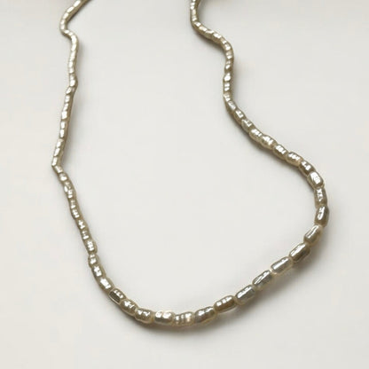 Vintage Cream Beaded Necklace