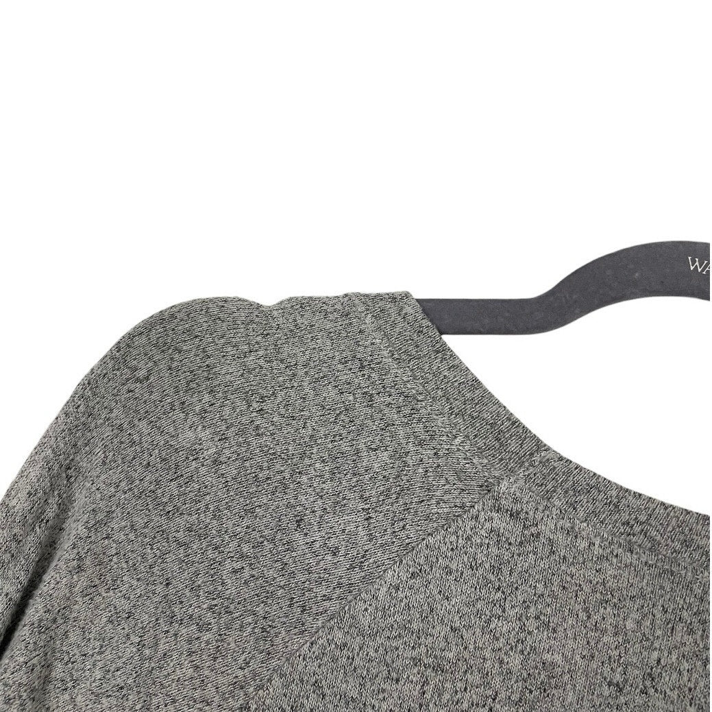 American Eagle Outfitters Soft & Sexy Plush Grey Crewneck Long Sleeve Long Top