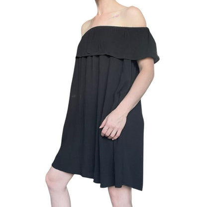 Mossimo Supply Co. Black Off the Shoulder Mini Dress