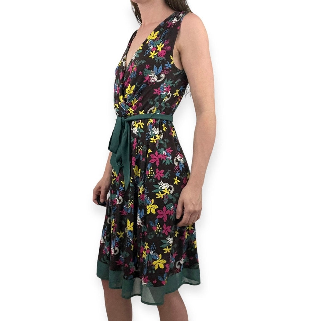 ModCloth Floral Print Midi Dress