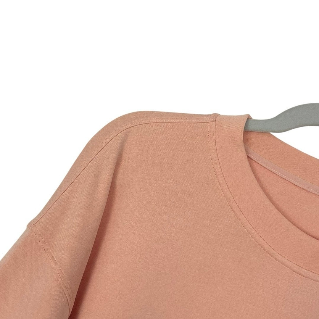 Lululemon Athletica Peach Softstreme Perfectly Oversized Cropped Crew