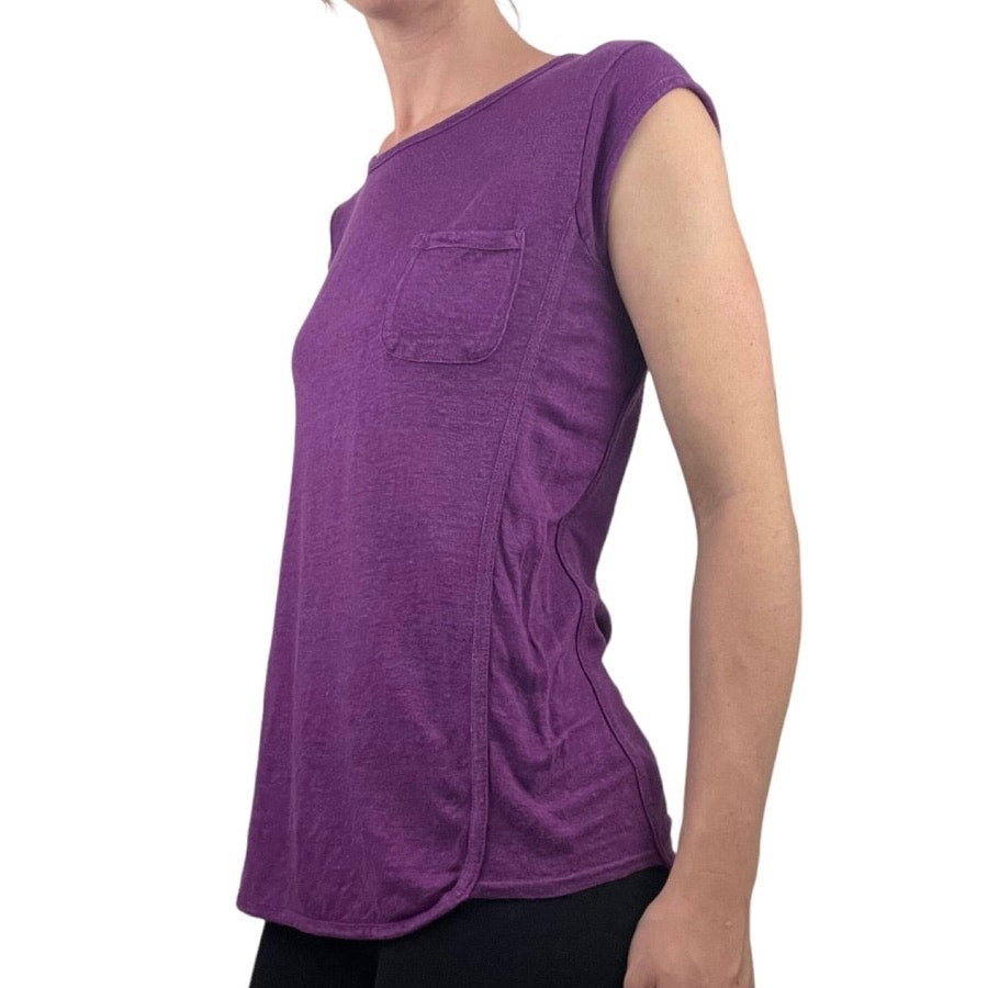 Athleta Purple Short Sleeve Top