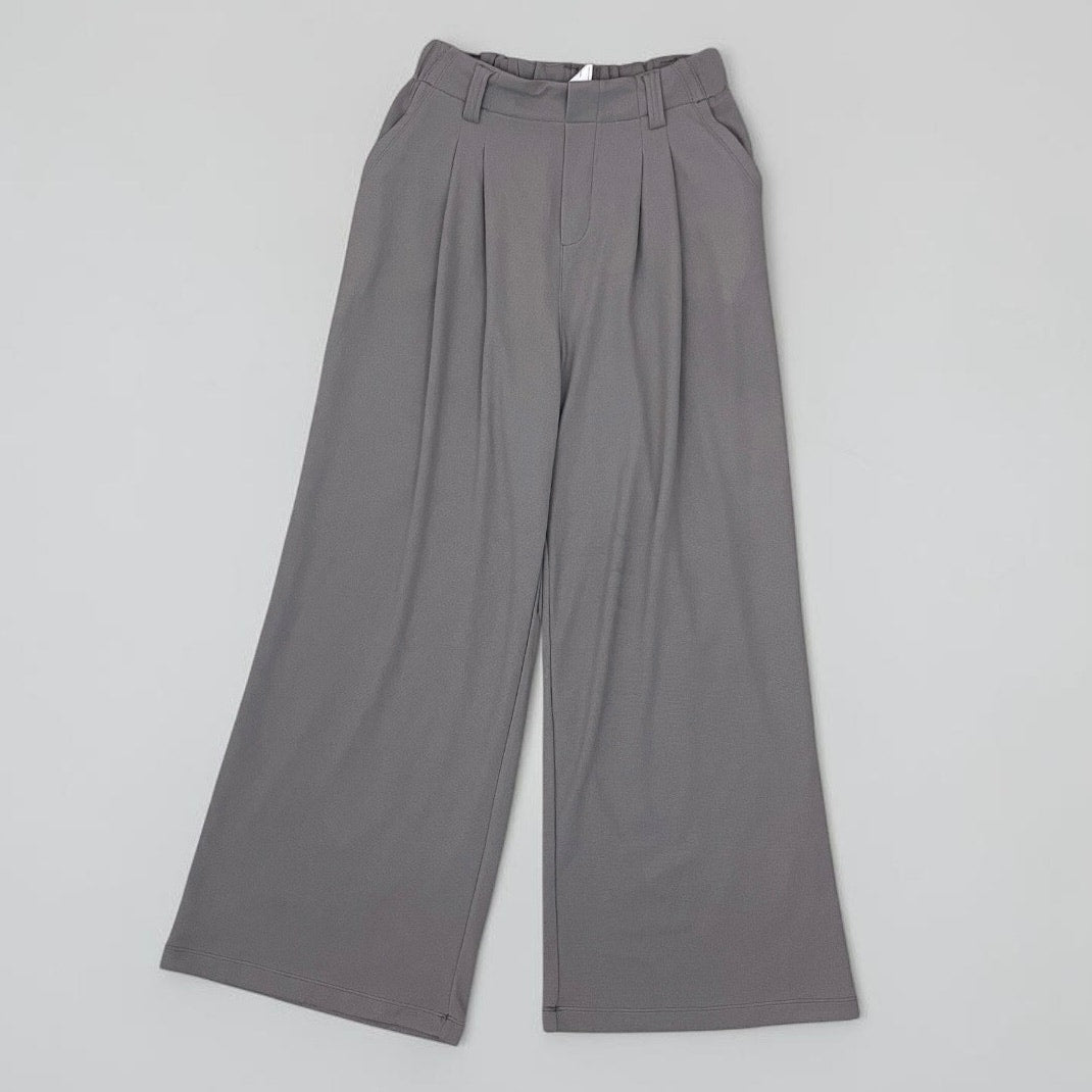 Halara Grey Wide Leg High Rise Trousers