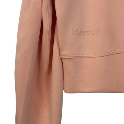 Lululemon Athletica Peach Softstreme Perfectly Oversized Cropped Crew