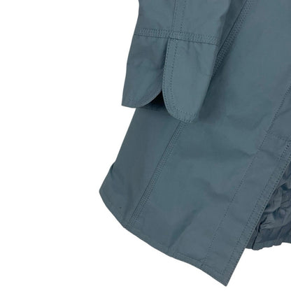 Eddie Bauer Blue Button Down Rain Jacket