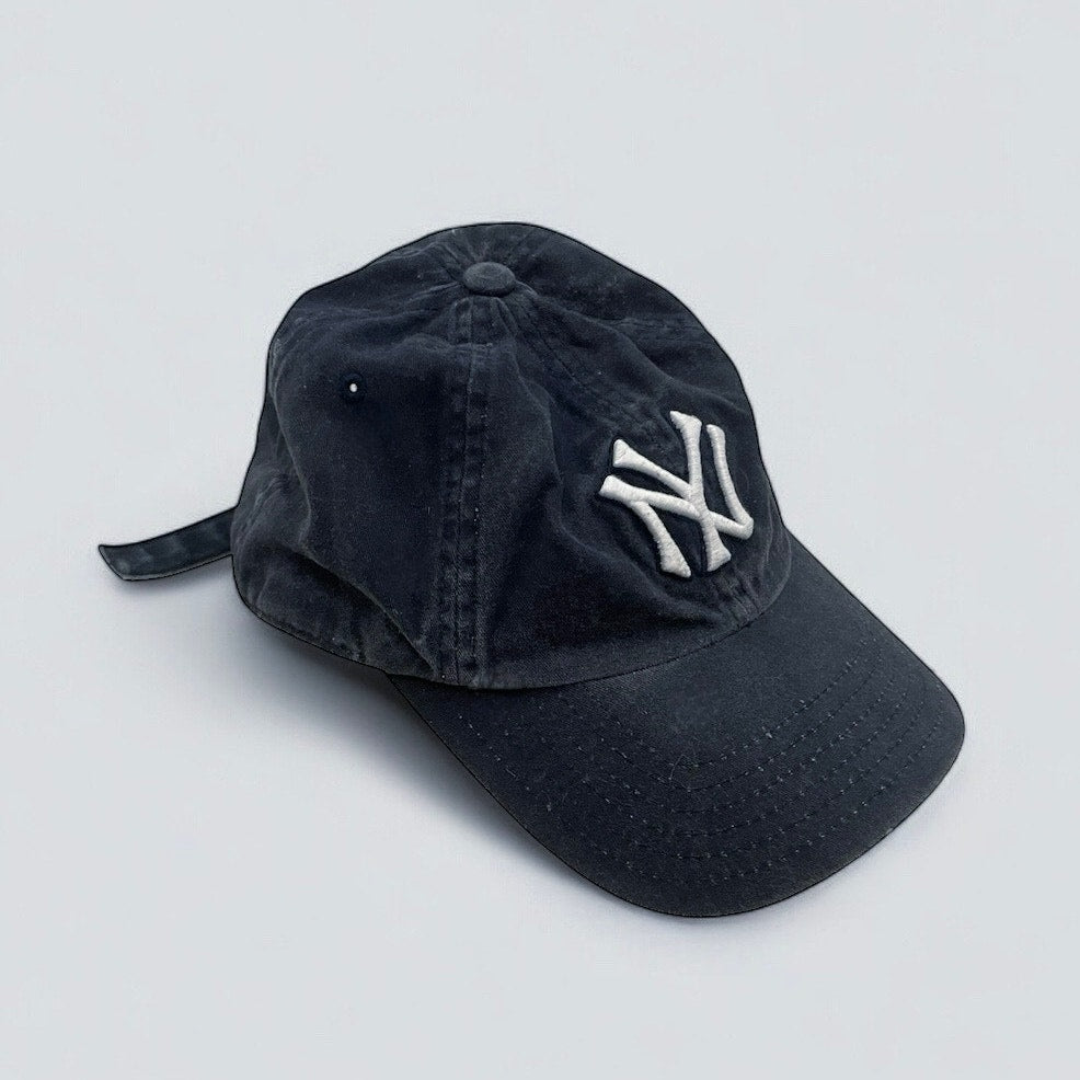 American Needle Navy Blue New York Yankees Logo Denim Hat