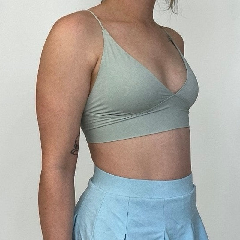 Out From Under Light Green Padded Triangle Bralette