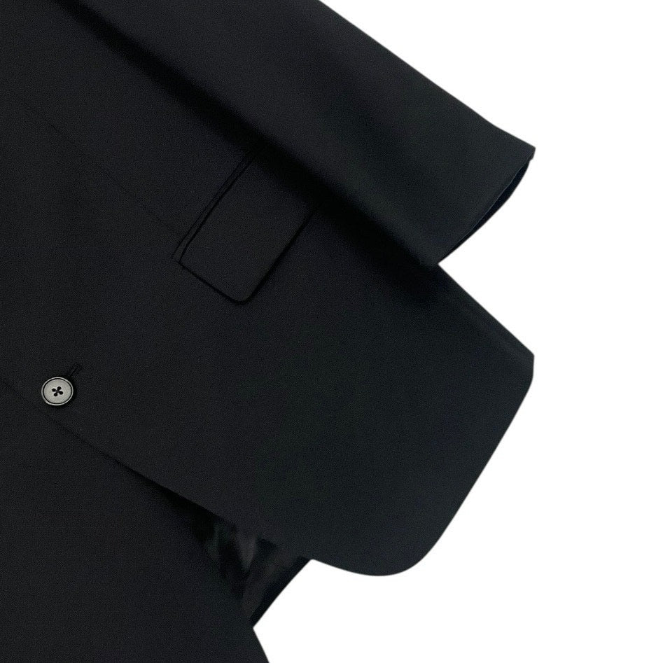 Joseph Abboud Vintage Mens Black Three Button Down Wool Blazer Suit Coat