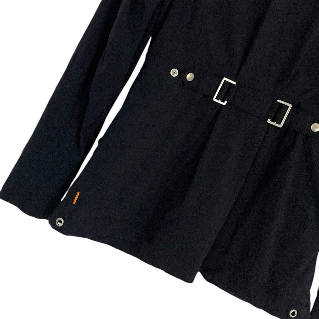 Lucy Flex Black Zip Up Urban Travel Coat