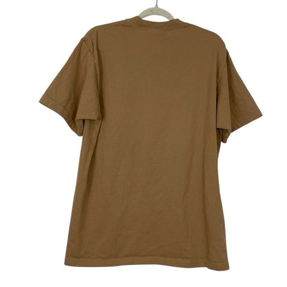 Shaka Wear Super Max Heavy Cotton Mens Beige Short Sleeve Tee
