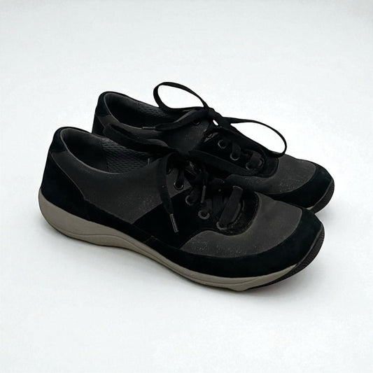 Dansko Black & Grey Lace Up Sneakers