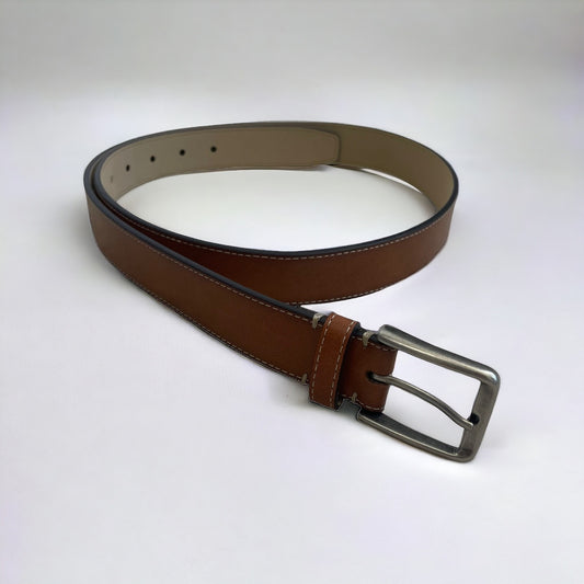 Goodfellow & Co Mens Brown Faux Leather Belt