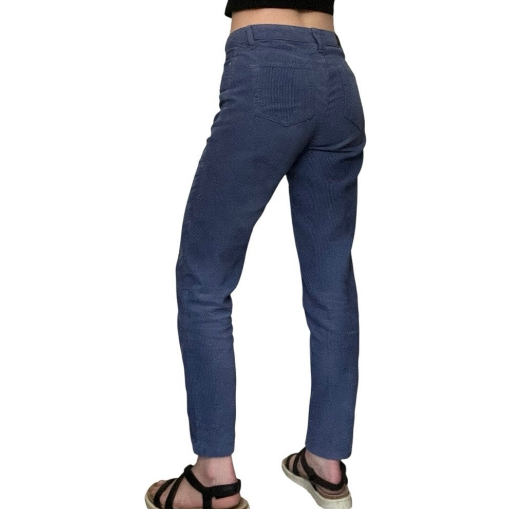 BDG Blue Corduroy Mom High-Rise Pants