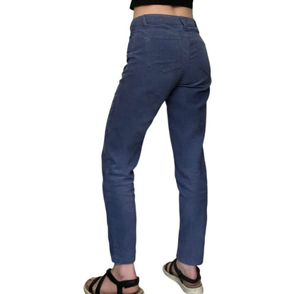 BDG Blue Corduroy Mom High-Rise Pants