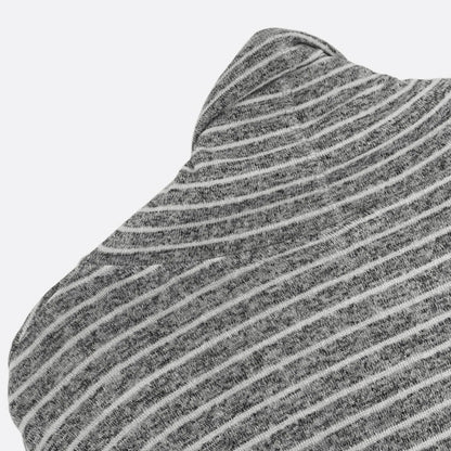 Boxercraft Grey Striped Cowl Neck Sweatshirt