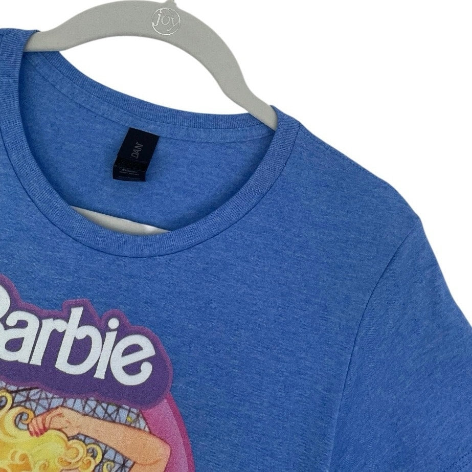 Gildan Blue Barbie & Ken Short Sleeve Graphic Tee