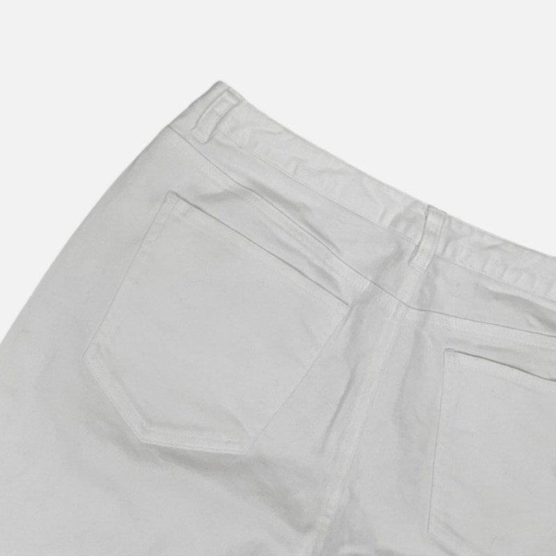 Talbots White Stretch Ankle Cropped Pants