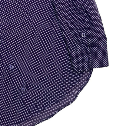 Apt. 9 Purple & White Long Sleeve Button Down Shirt