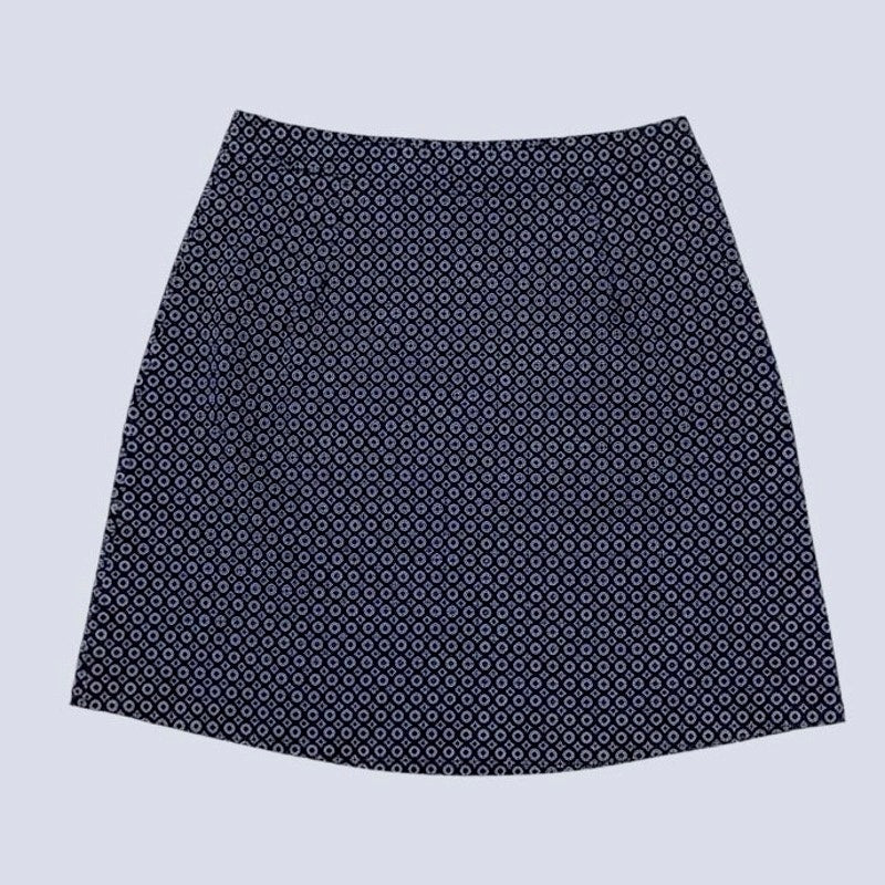 Margaret M Petites Geometric Print A-Line Mini Skirt