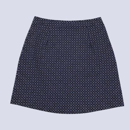 Margaret M Petites Geometric Print A-Line Mini Skirt