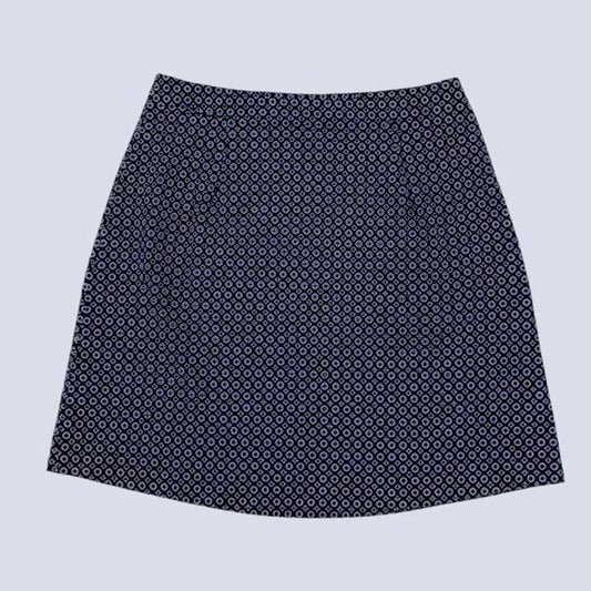 Margaret M Petites Geometric Print A-Line Mini Skirt
