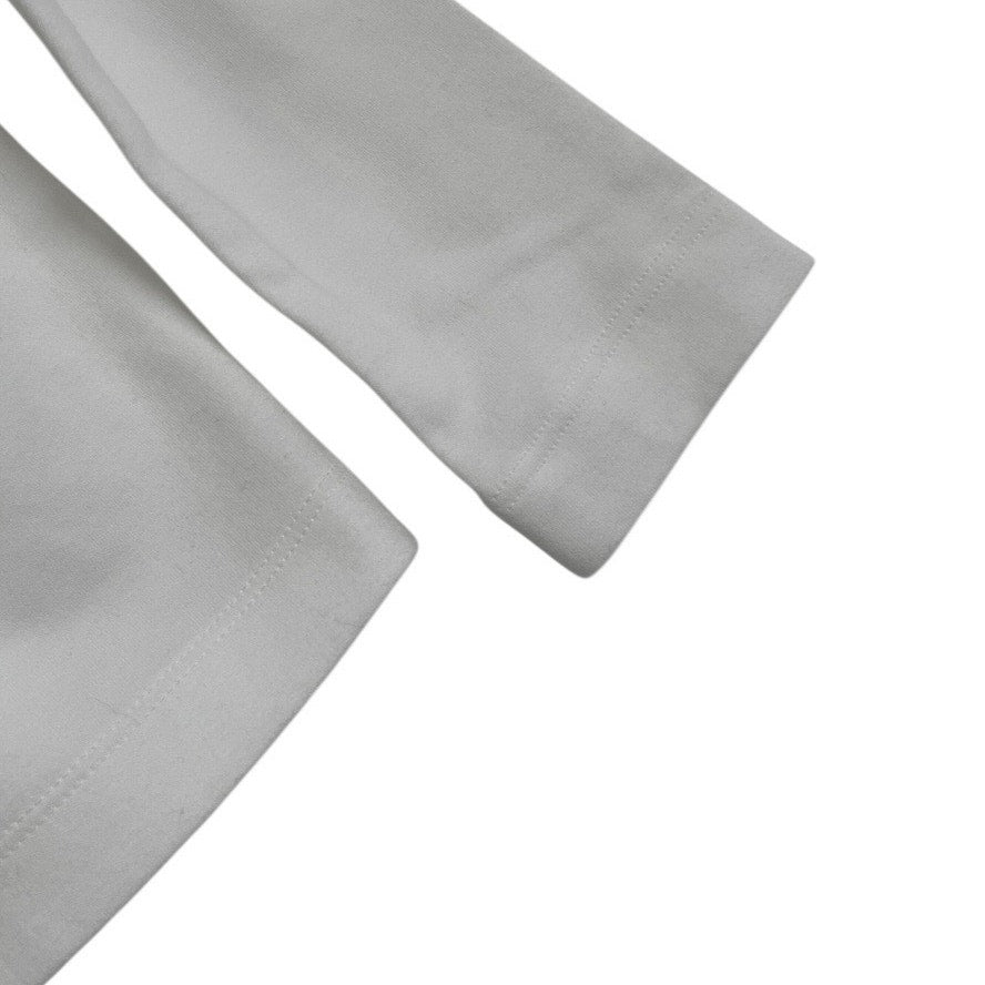 Lands' End White High Neck Long Sleeve Top