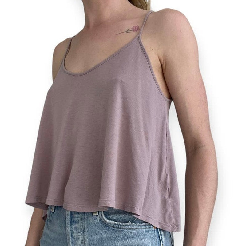 Lush Soft and Stretchy Lavender Billowy Tank Top