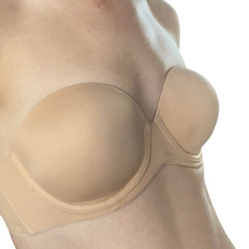 Cabernet Nude Strapless Underwire Push-Up Padded Bra
