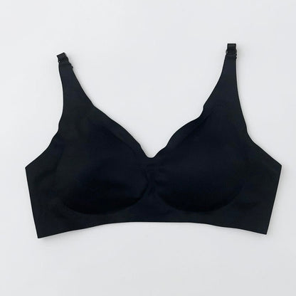 Black Seamless Padded Comfort Bra