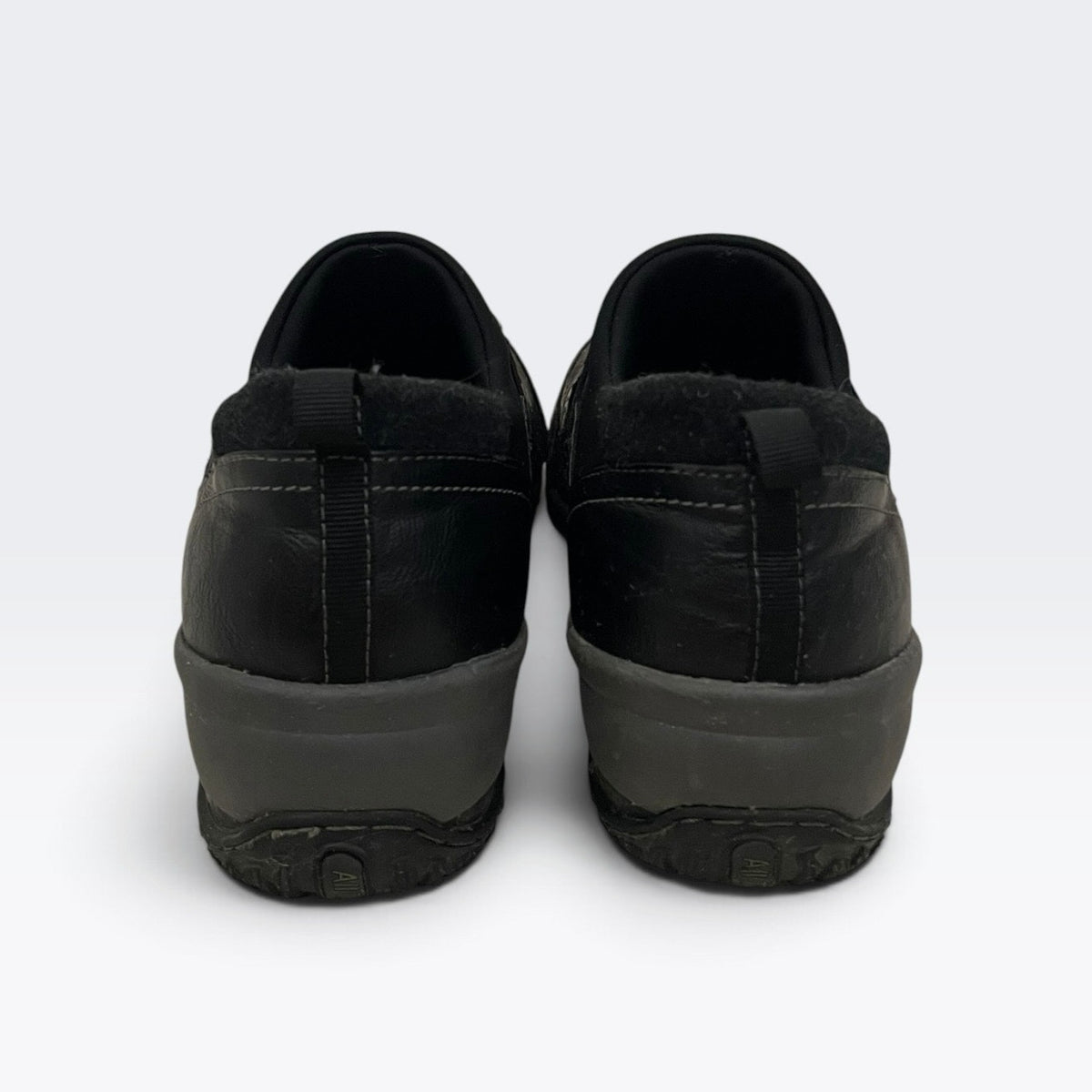 Jambu Black All Terra Design Floral Embossed Comfort Shoes