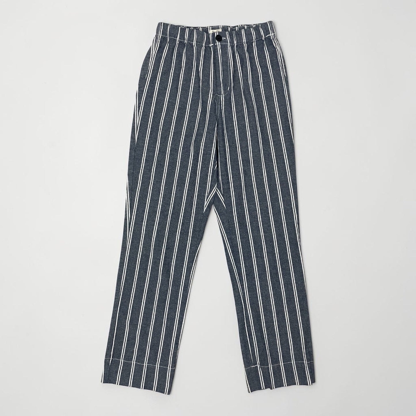 John Galt Blue & White Striped Trousers