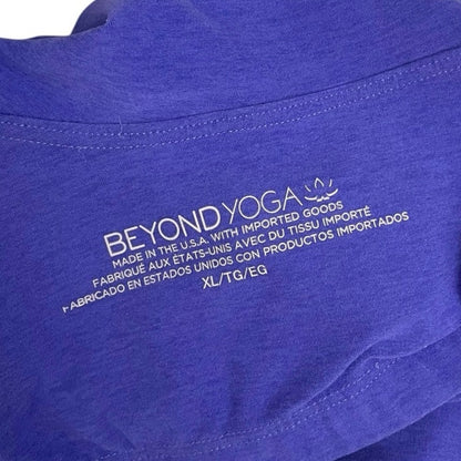 Beyond Yoga Purple A-Line Active Mini Dress