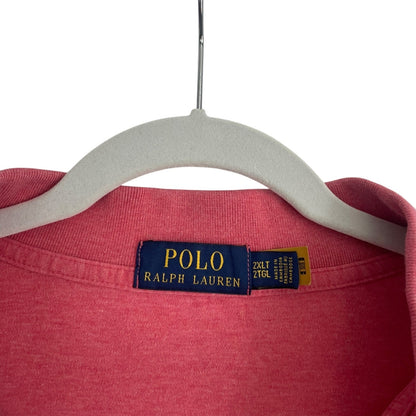 Polo Ralph Lauren Mens Coral Pink Short Sleeve Polo Shirt