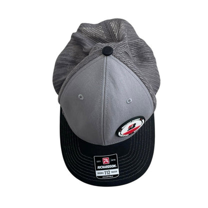 Richardson Mens Grey & Black Bridgestone 112 Trucker Hat
