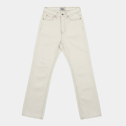 BDG Cream High Rise Cowboy Jeans