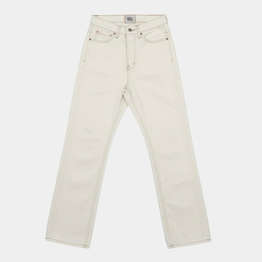 BDG Cream High Rise Cowboy Jeans